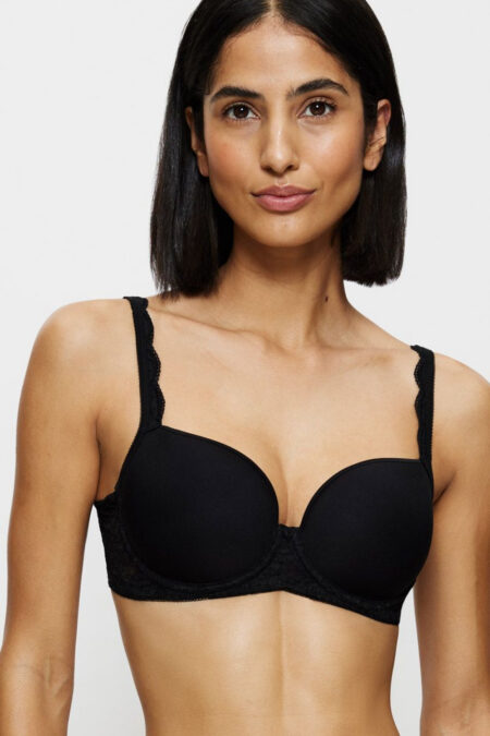 Biustonosz push up Biustonosz typu spacer Model Amourette WP 10214770-0004 190286 Black - Triumph