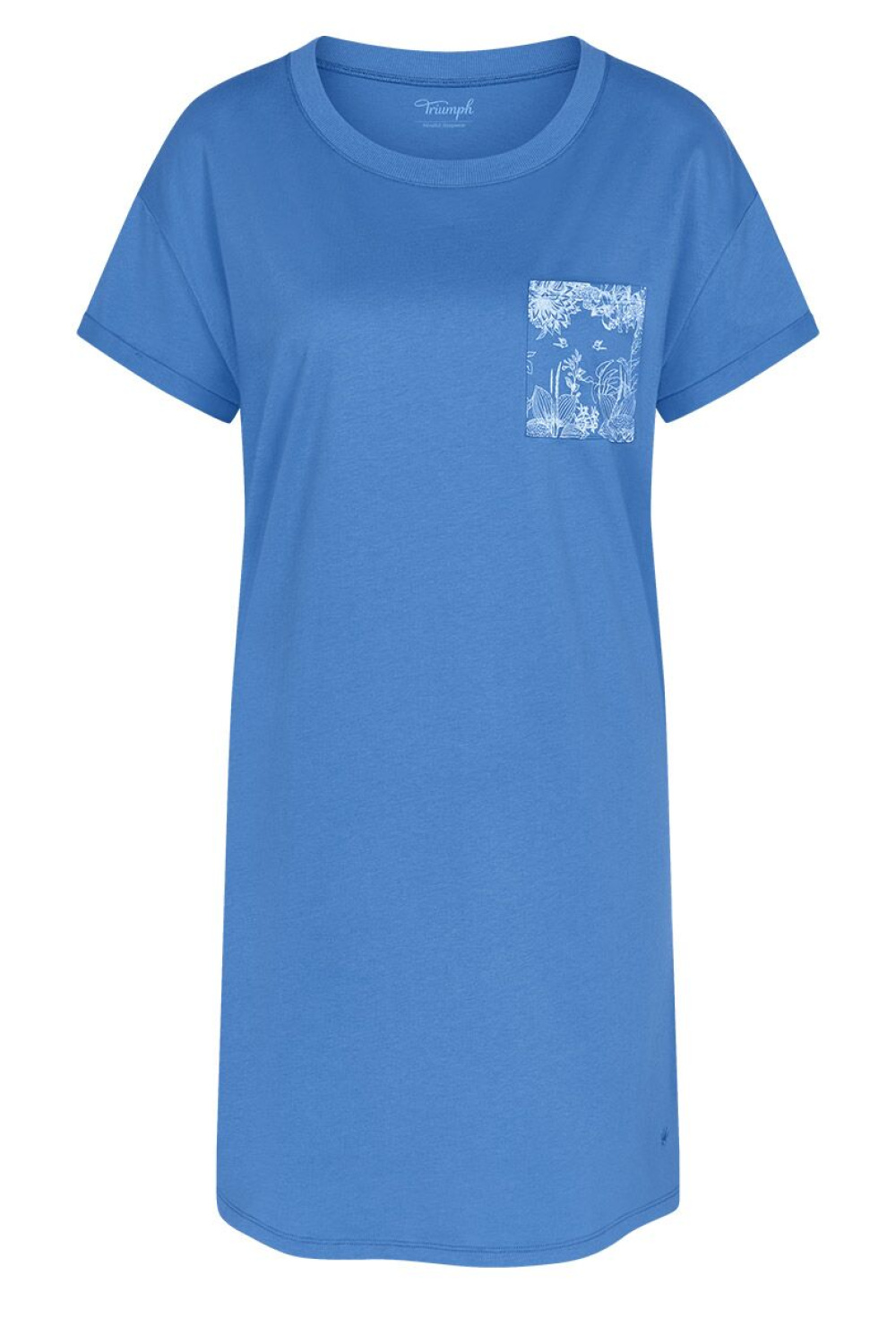 Koszulka nocna Koszula Nocna Model NIGHTDRESSES 10225066-005J 230968 Blue - Triumph - obrazek 2