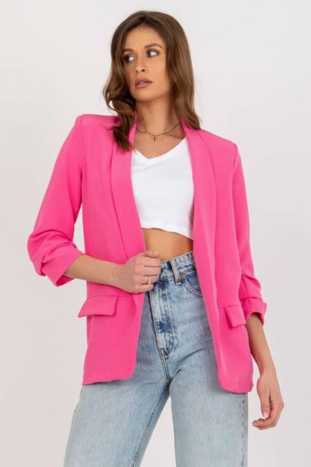 Żakiet Model DHJ-MA-7684.15P Dark Pink - Italy Moda
