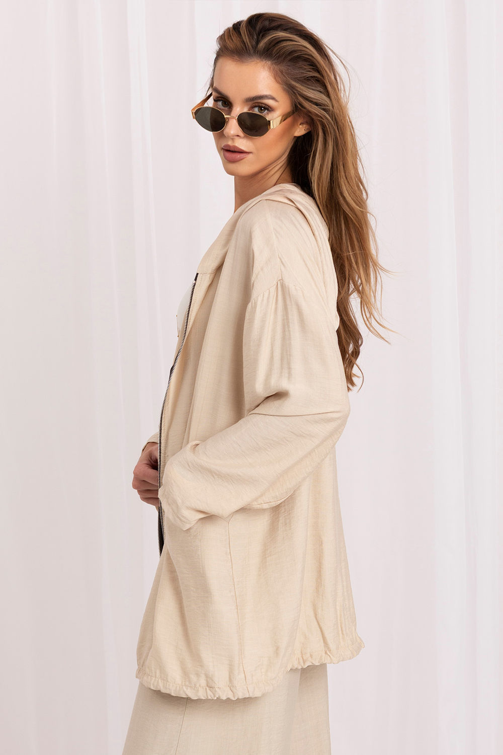 Bluza Damska Model IT-BL-10362.24 Beige - Rue Paris - obrazek 2