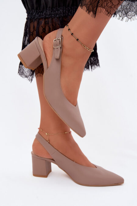 Sandały Model Zazoo 1122 Taupe - Step in style