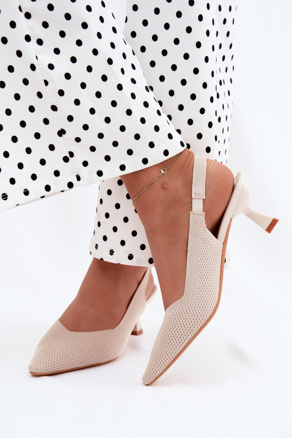 Sandały Model Purea YT-99 Beige - Step in style - obrazek 3