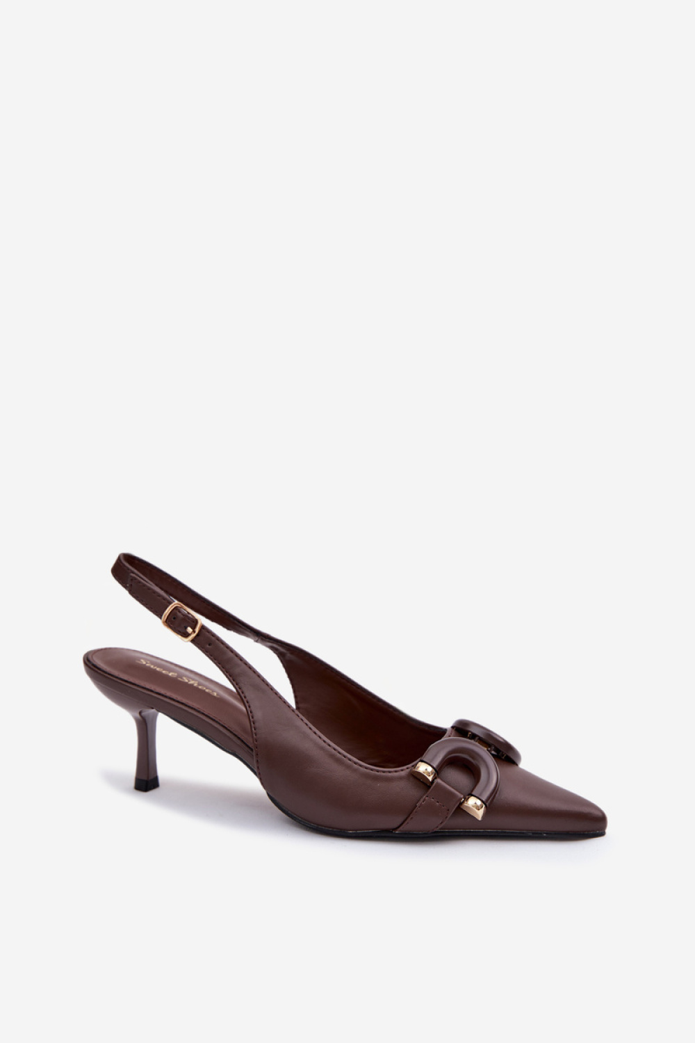 Sandały Model Brienne KL2941/P-1488 Czekolada - Step in style - obrazek 2