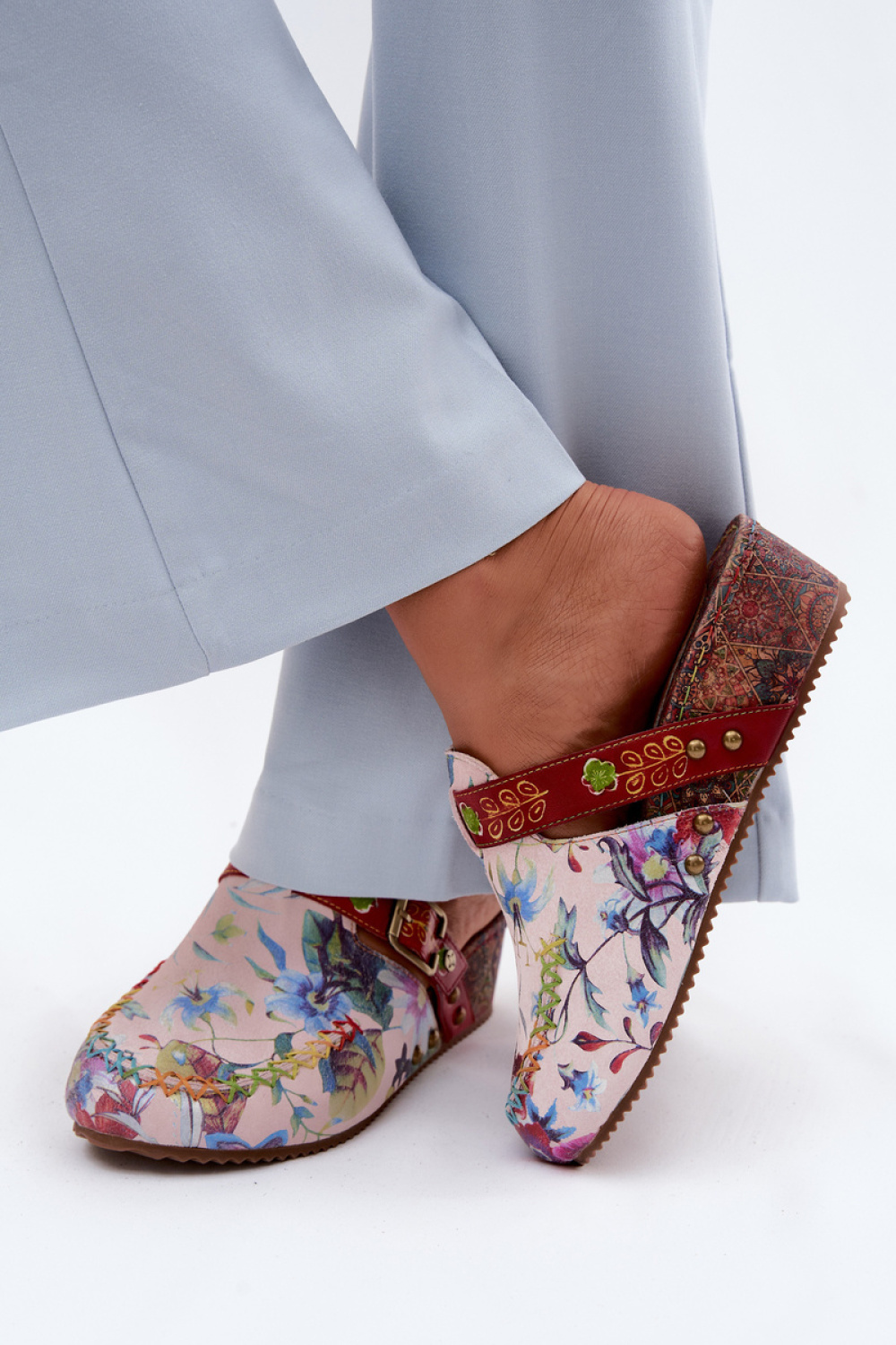 Sandał Klapki Model Maciejka K7409-15 Multicolor - Step in style - obrazek 3