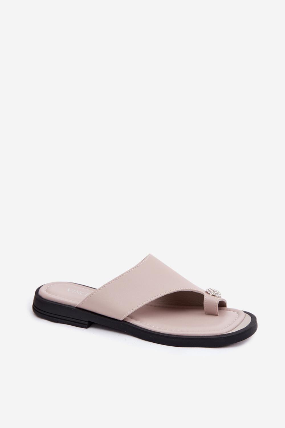 Sandał Japonki Model Vinceza 62307 Beige - Step in style - obrazek 2