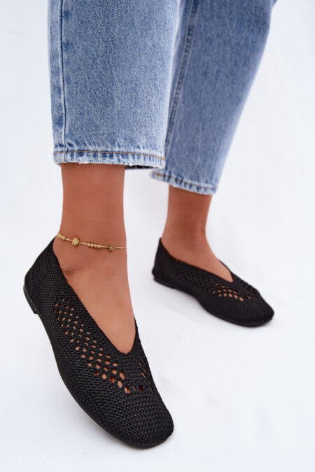 Baleriny Model Hibisca QQ-271 Black - Step in style