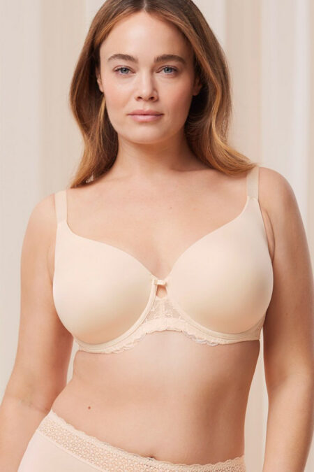 Biustonosz push up Biustonosz Usztywniany Model Amourette Charm WHP01 10198845 180158 Light Beige - Triumph