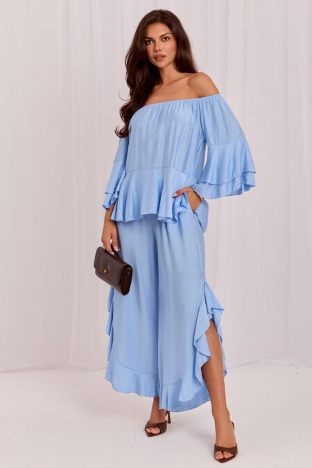 Spodnie Komplet Model IT-KMPL-10305.29 Light Blue - Rue Paris