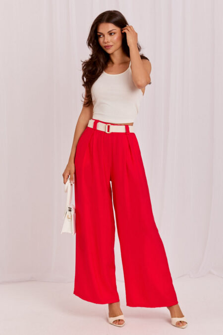 Spodnie Damskie Model IT-SP-10358.16 Red - Rue Paris