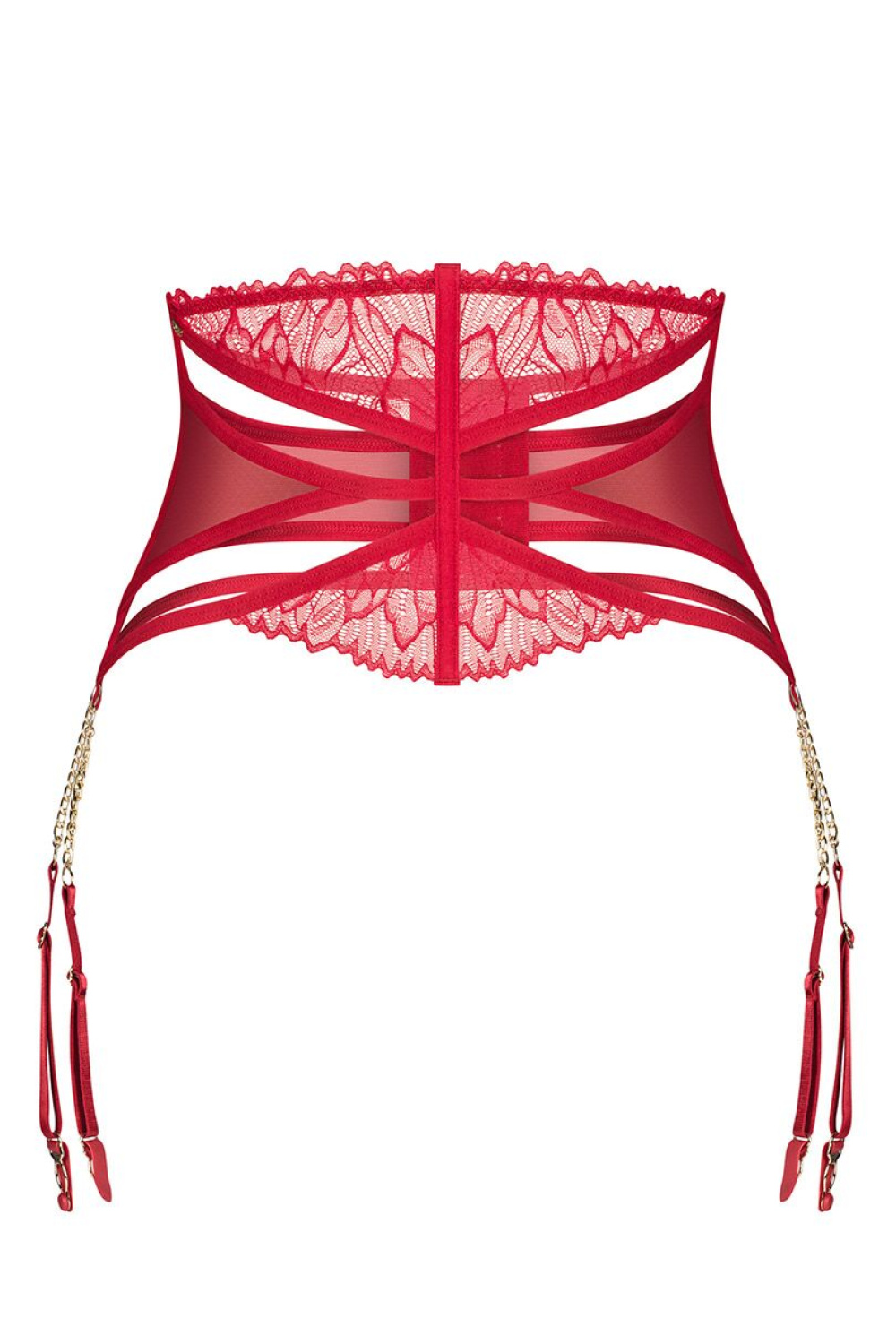 Pas do pończoch Model Matildea 218886 Red - Obsessive - obrazek 2