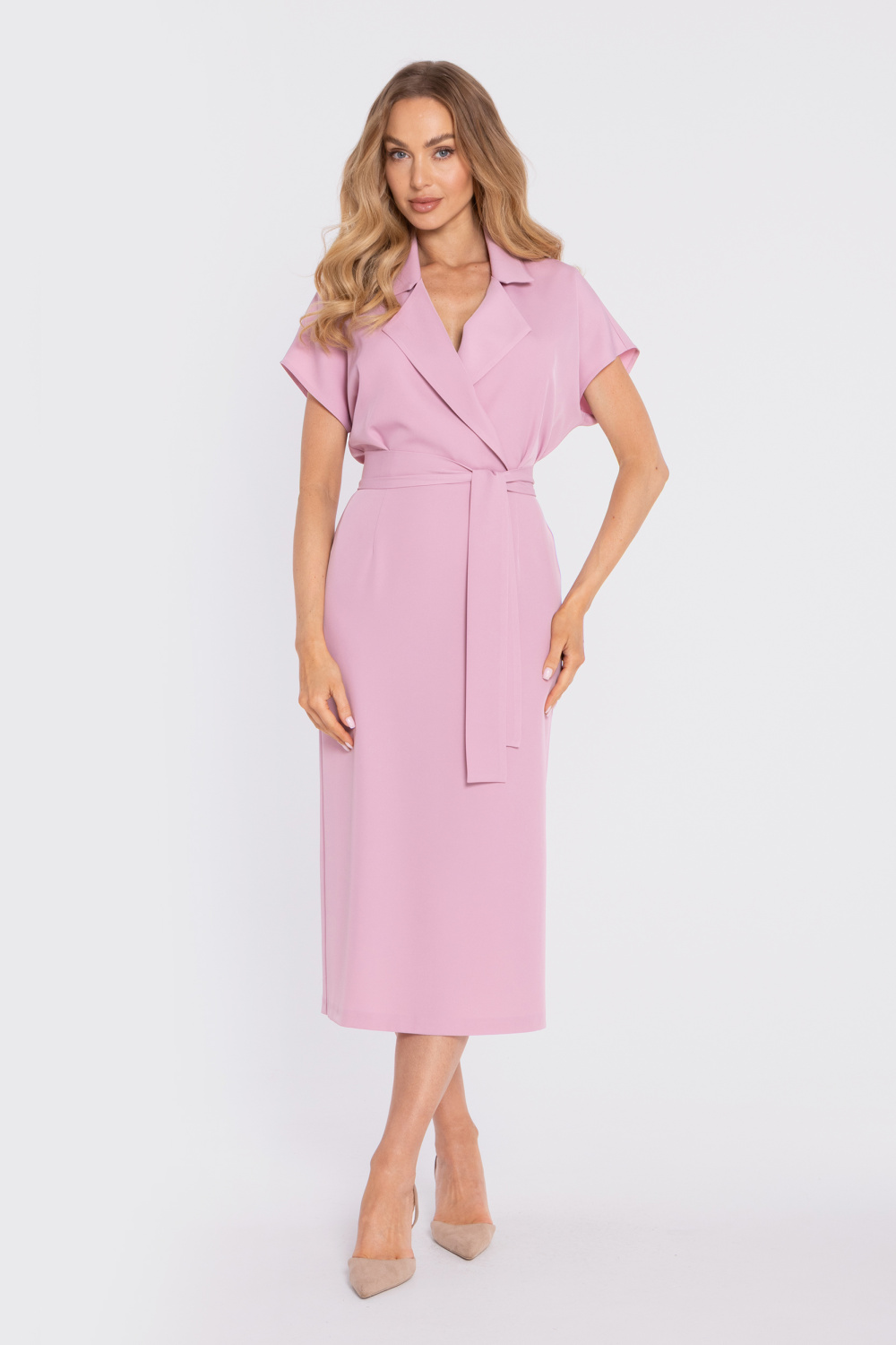 Sukienka Model MOE919 Powder Pink - Moe