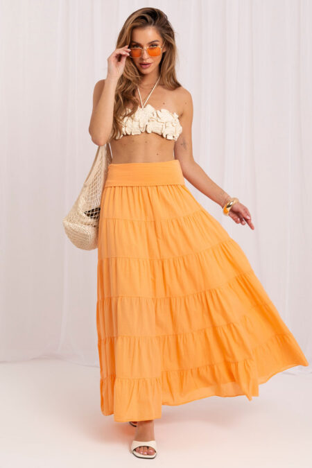 Spódnica Model IT-SD-FL9357MSL.56 Light Orange - Italy Moda