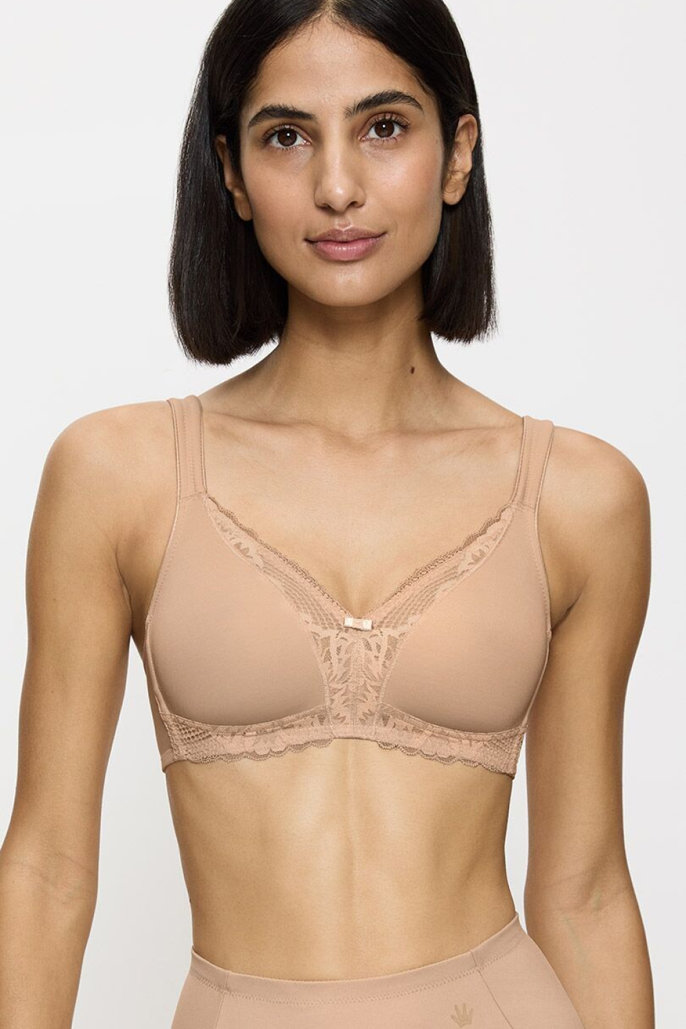 Biustonosz Soft Model Modern Lace+Cotton 10207539-00EP 212713 Cielisty - Triumph