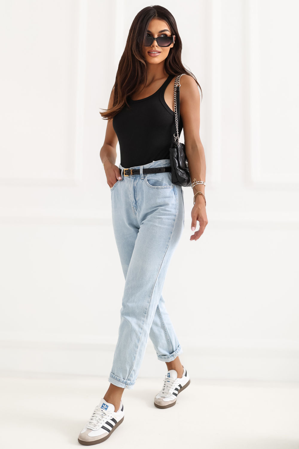 Koszulka Top Model RV-TP-A1363.01P Black - Rue Paris - obrazek 2