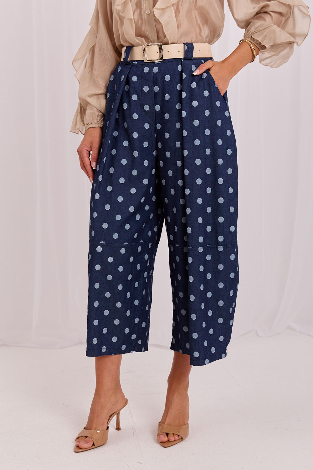 Spodnie Damskie Model IT-SP-97810.30 Navy - Factory Price