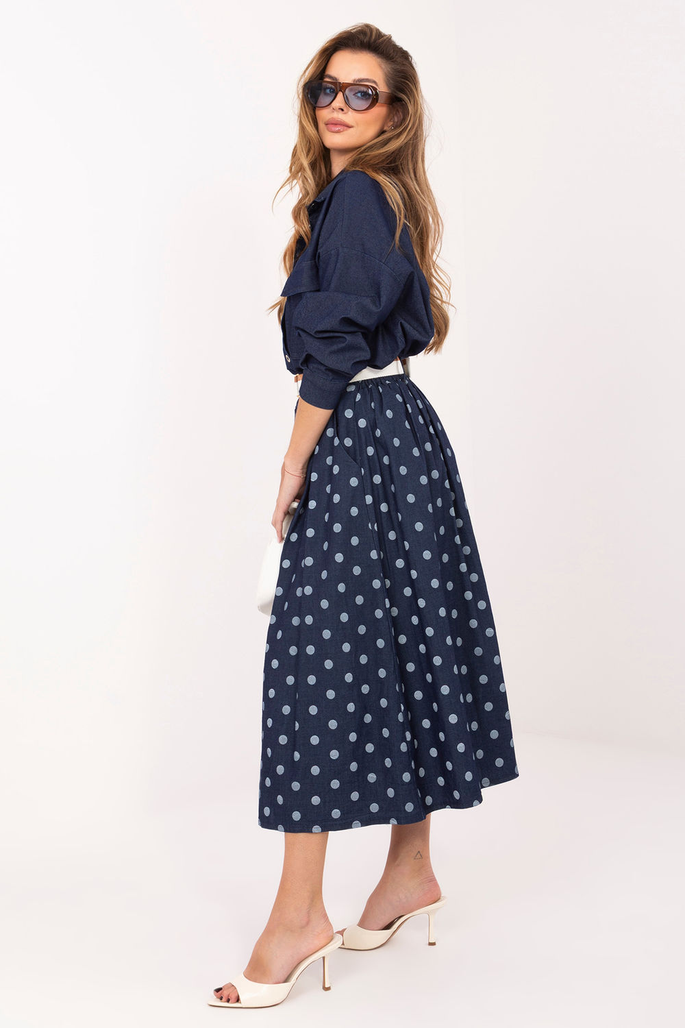 Spódnica Model IT-SD-97809.09P Navy - Factory Price - obrazek 2