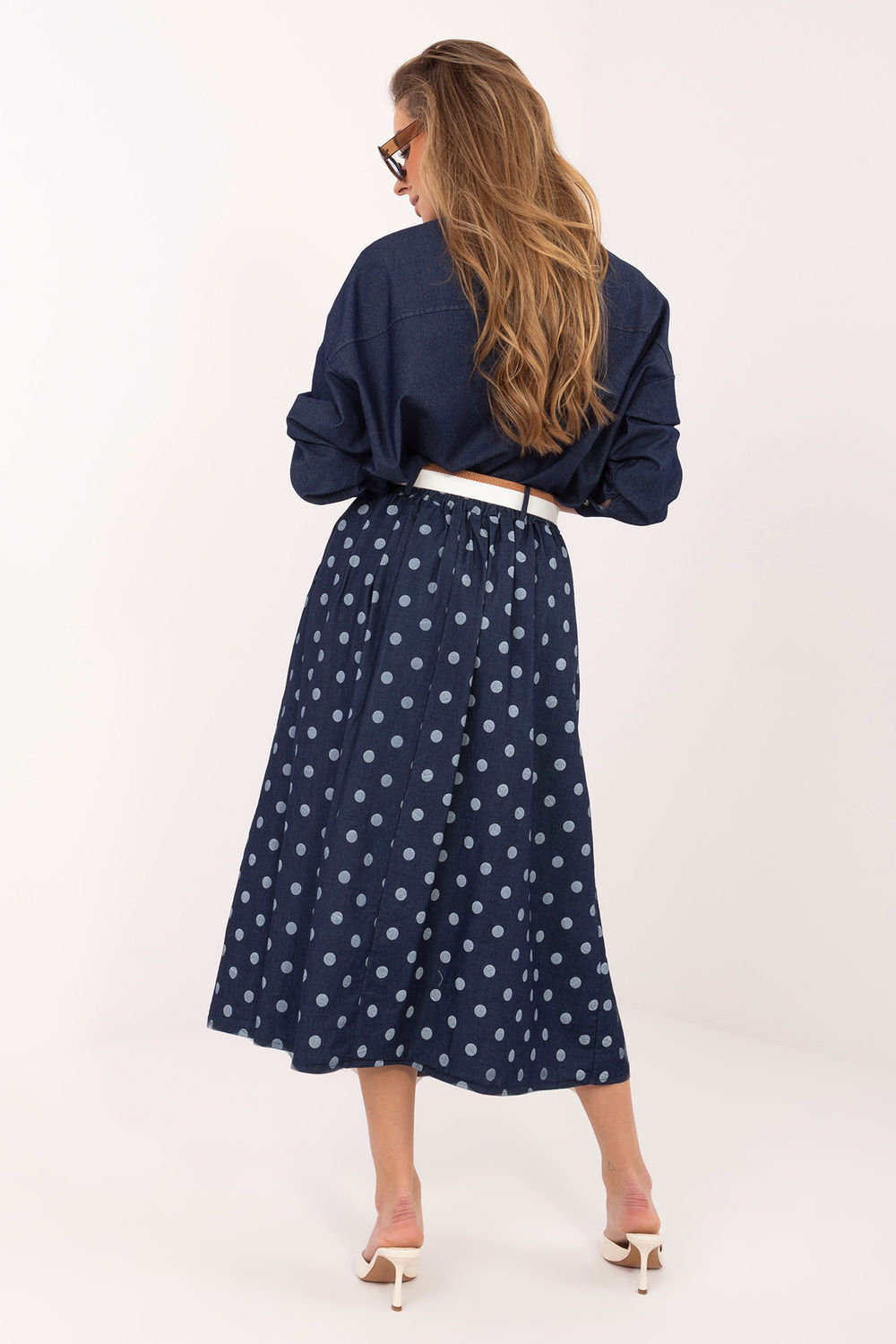 Spódnica Model IT-SD-97809.09P Navy - Factory Price - obrazek 3