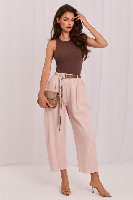 Spodnie Damskie Model IT-SP-FL9967SPL.75 Light Pink - Italy Moda
