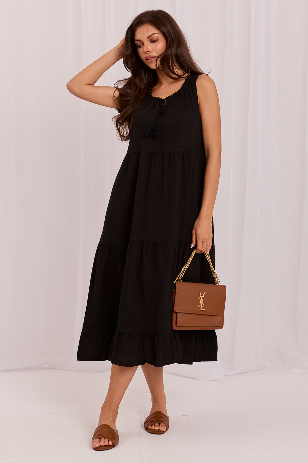 Sukienka Model IT-SK-A7153FLN.28 Black - Italy Moda