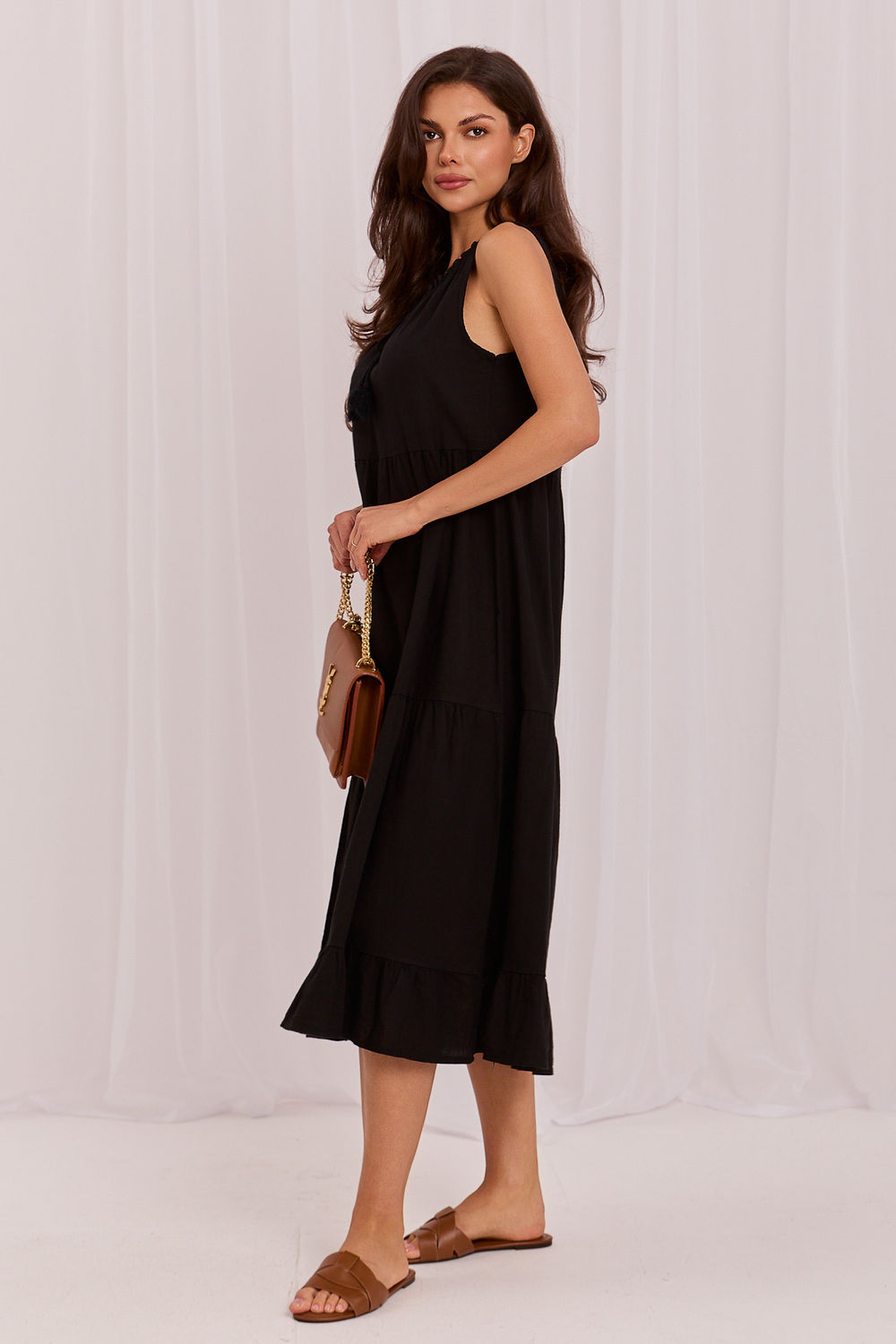 Sukienka Model IT-SK-A7153FLN.28 Black - Italy Moda - obrazek 3