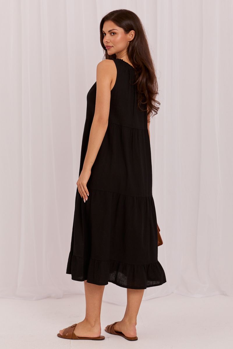 Sukienka Model IT-SK-A7153FLN.28 Black - Italy Moda - obrazek 4