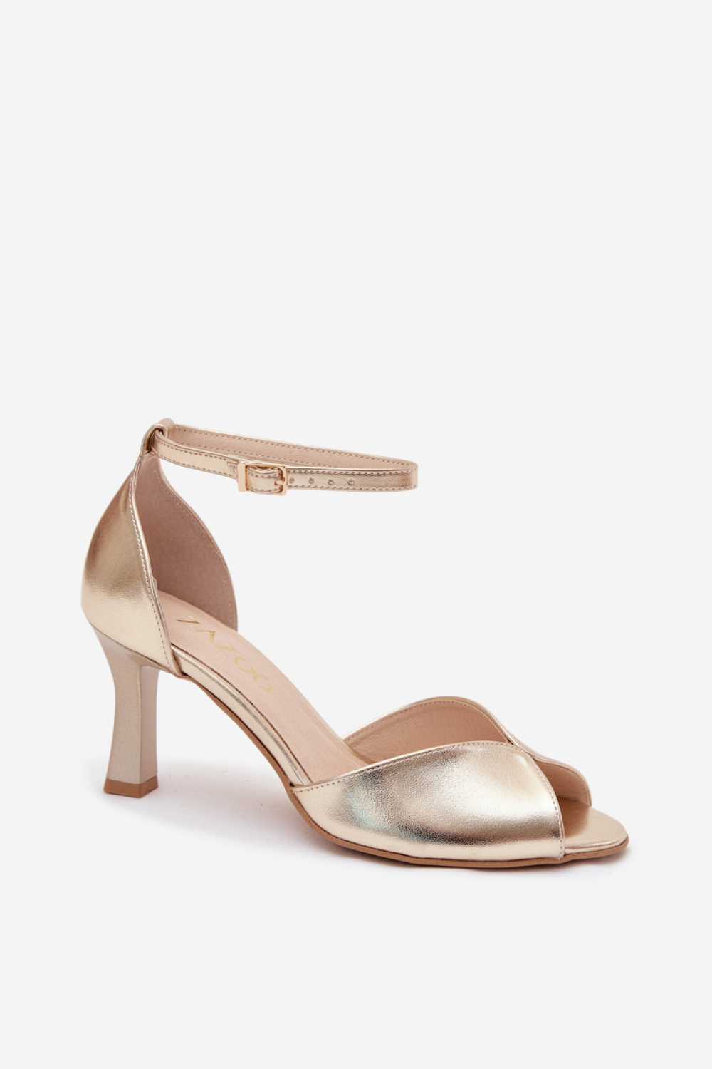 Sandały Model Zazoo 1120 Gold - Step in style - obrazek 2