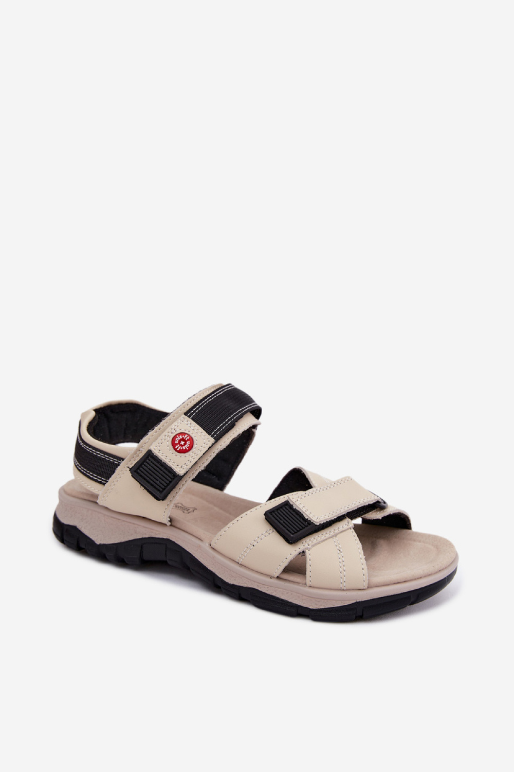Sandały Model Blingy 26SD18-126 Beige - Step in style - obrazek 2