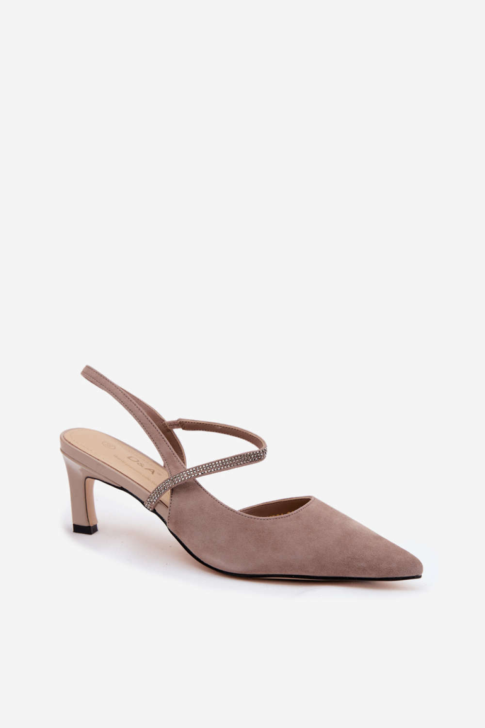 Sandały Model DA CR61-3048 Beige Zamsz - Step in style - obrazek 2