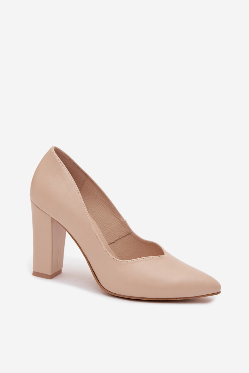 Czółenka Model Zazoo 853 Beige - Step in style - obrazek 2
