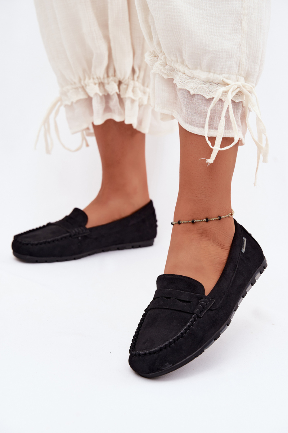 Mokasyny Model Galadriel F79-1 Black - Step in style