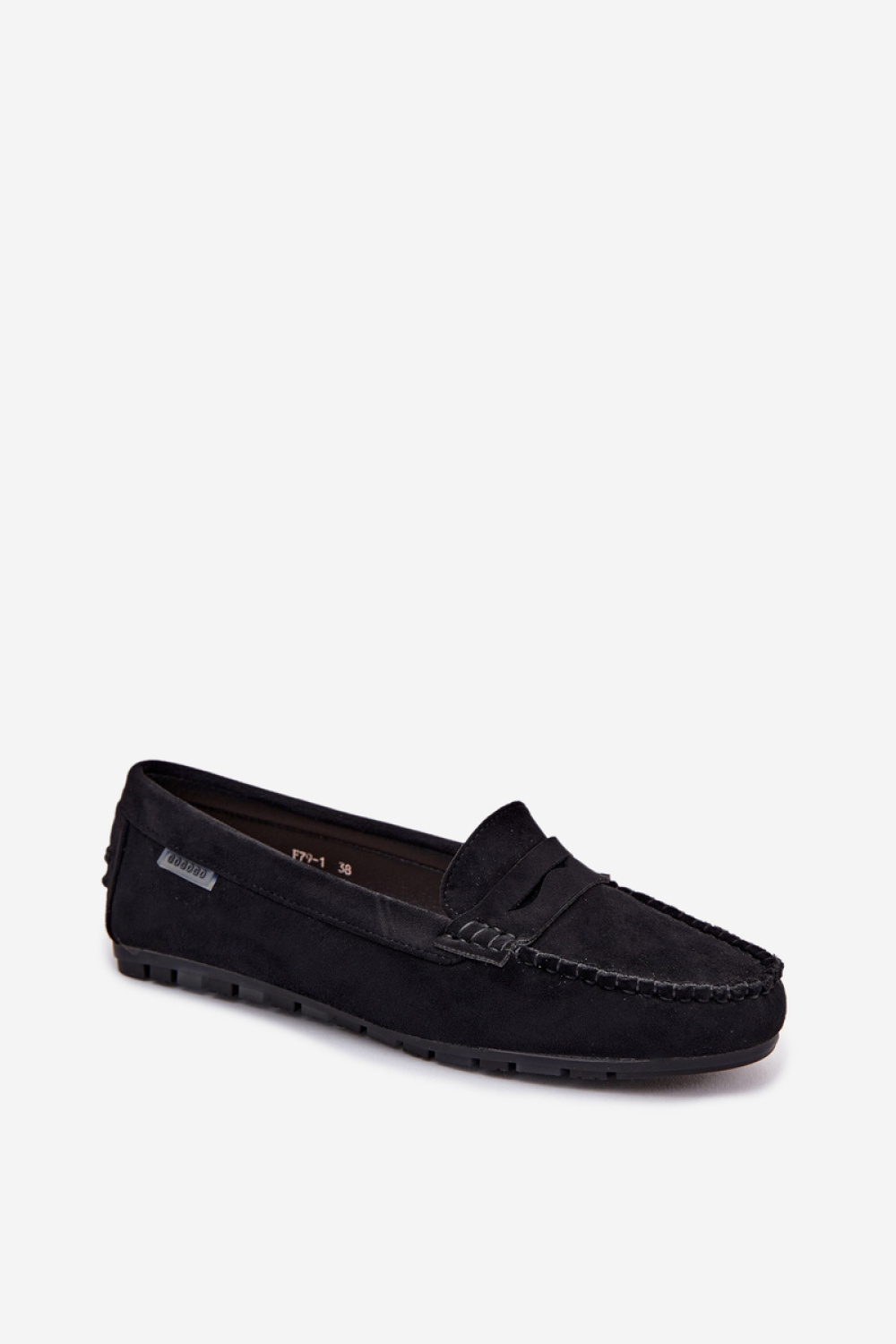 Mokasyny Model Galadriel F79-1 Black - Step in style - obrazek 2