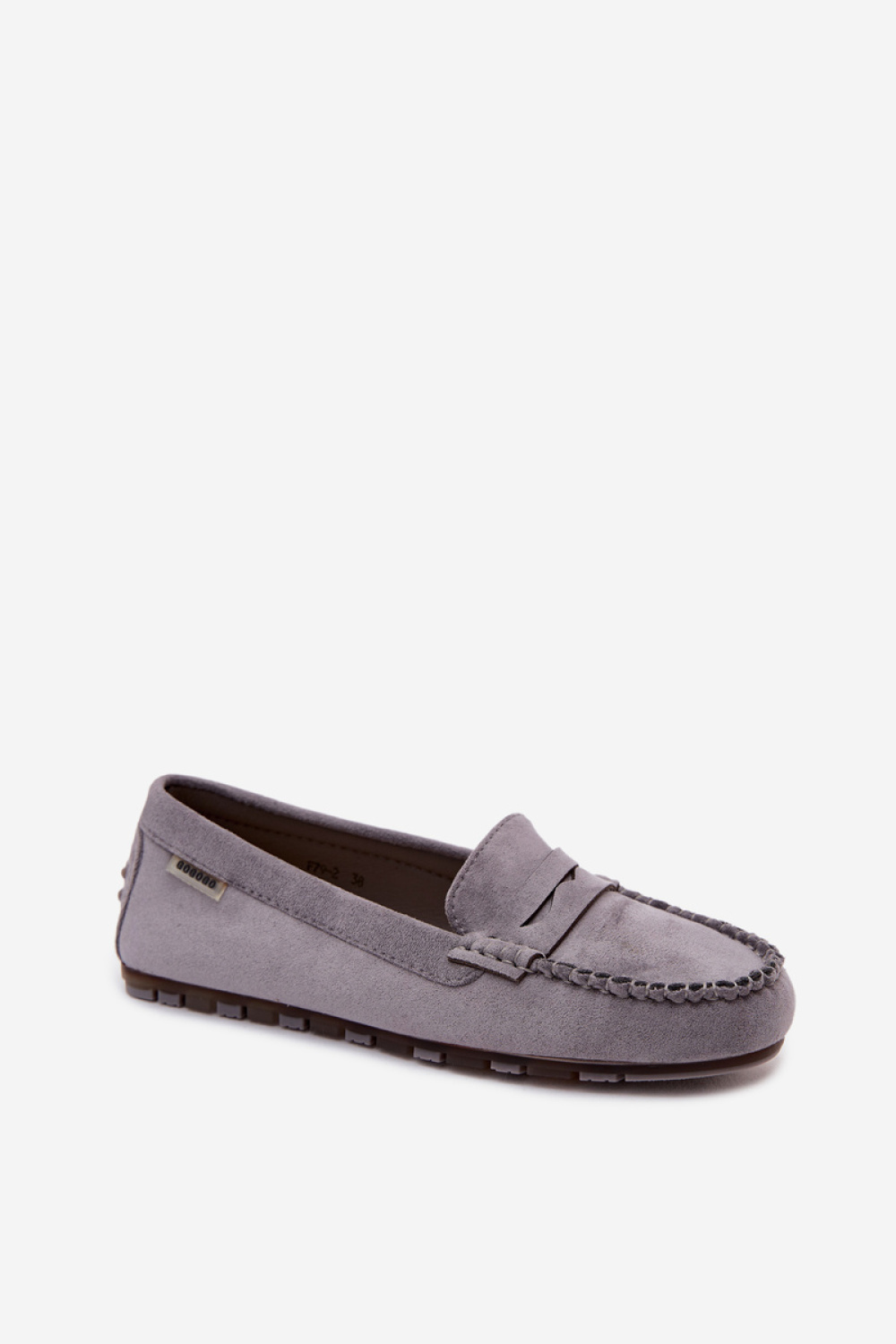 Mokasyny Model Galadriel F79-2 Grey - Step in style - obrazek 2