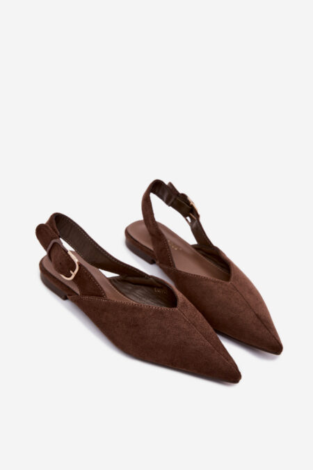 Baleriny Model Tanelia 9755 Czekolada - Step in style