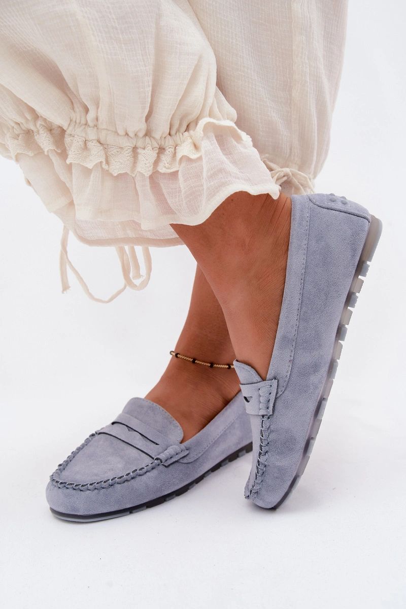 Mokasyny Model Galadriel F79-9 Blue - Step in style - obrazek 3