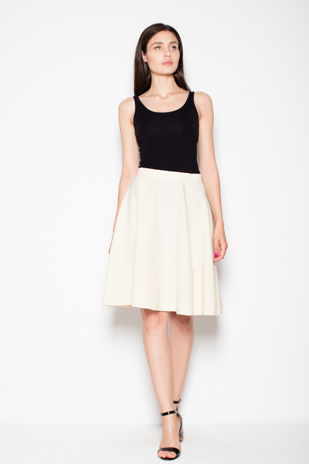 Spódnica Model VT051 Beige - Venaton - obrazek 2