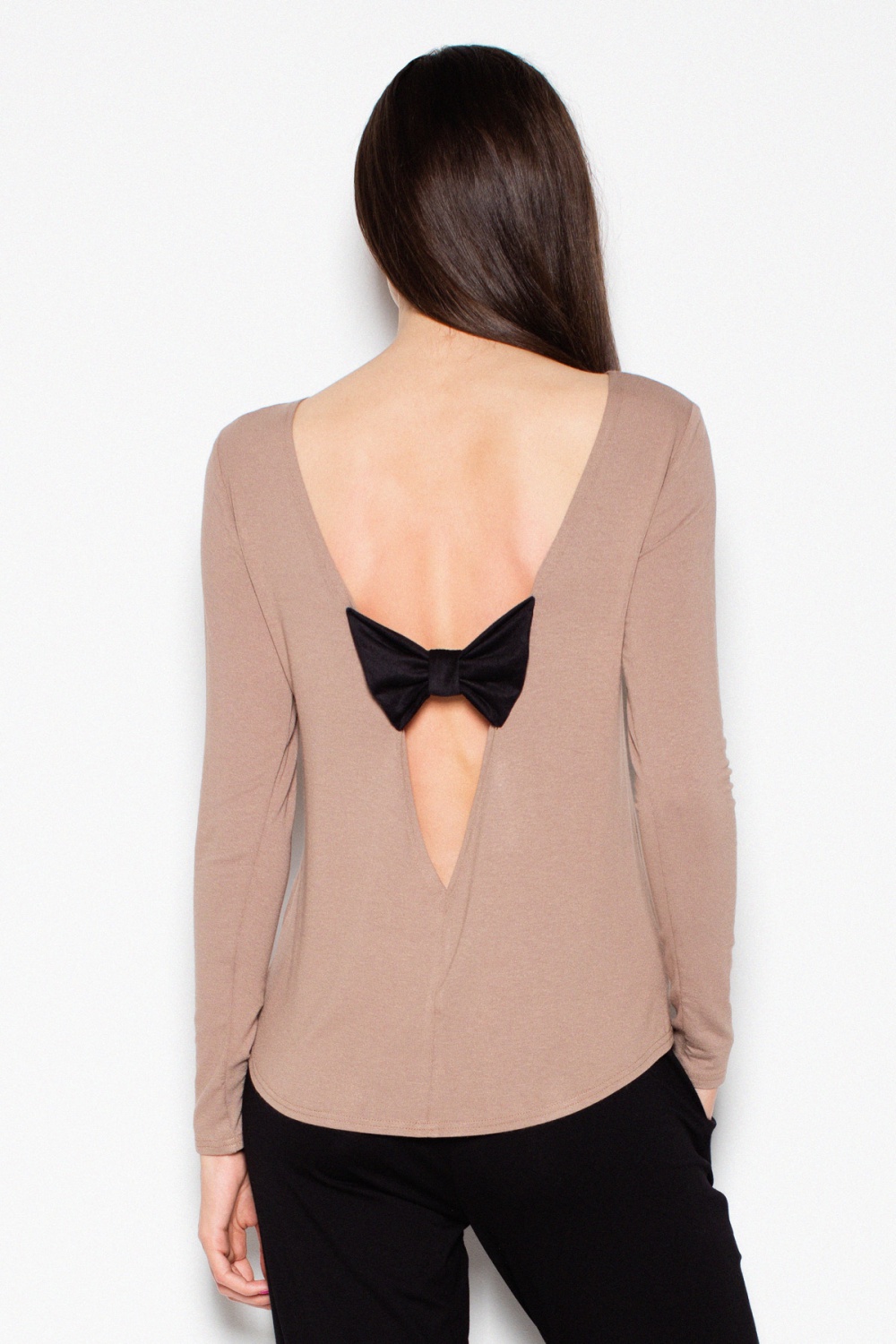 Bluzka Model VT010 Mocca - Venaton - obrazek 2
