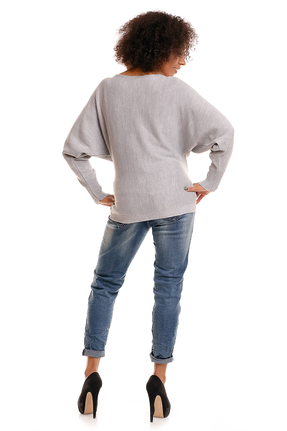 Sweter model 70003C Light Gray - PeeKaBoo - obrazek 4