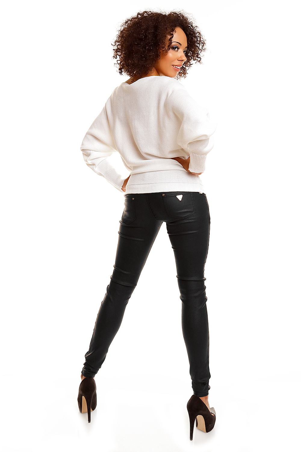 Sweter model 70003 White - PeeKaBoo - obrazek 4
