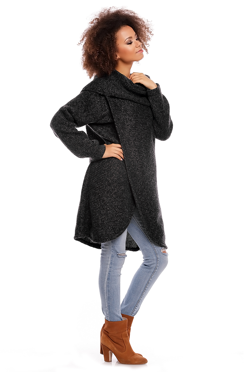 Sweter model 30051 Black - PeeKaBoo - obrazek 3