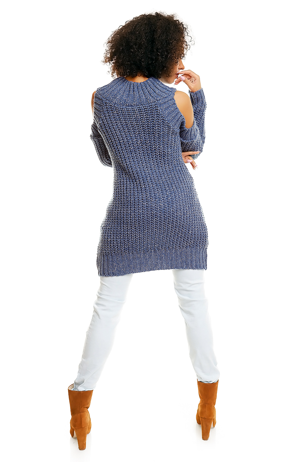 Sweter model 30040 Jeans - PeeKaBoo - obrazek 4