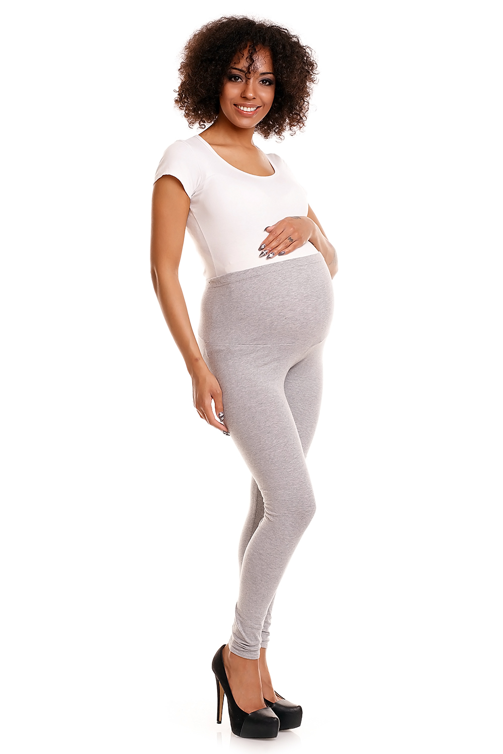 Legginsy model 1469W Light Gray - PeeKaBoo - obrazek 3