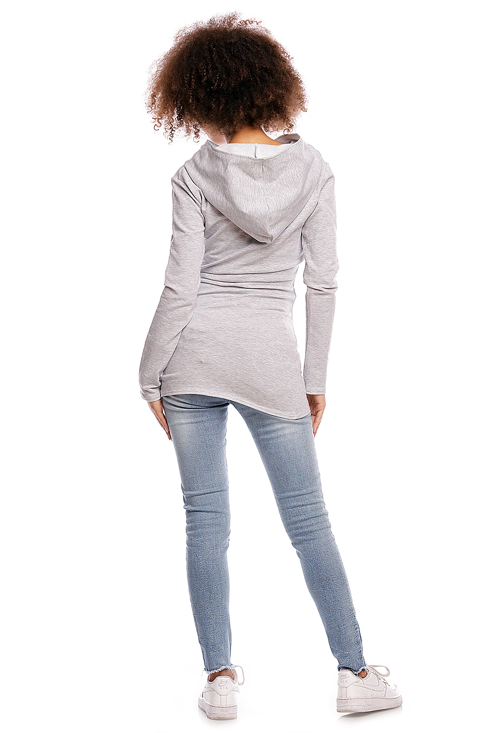 Bluza model 1473 Light Gray - PeeKaBoo - obrazek 4