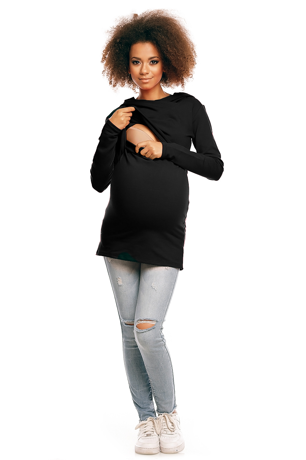 Bluza model 1473 Black - PeeKaBoo - obrazek 2
