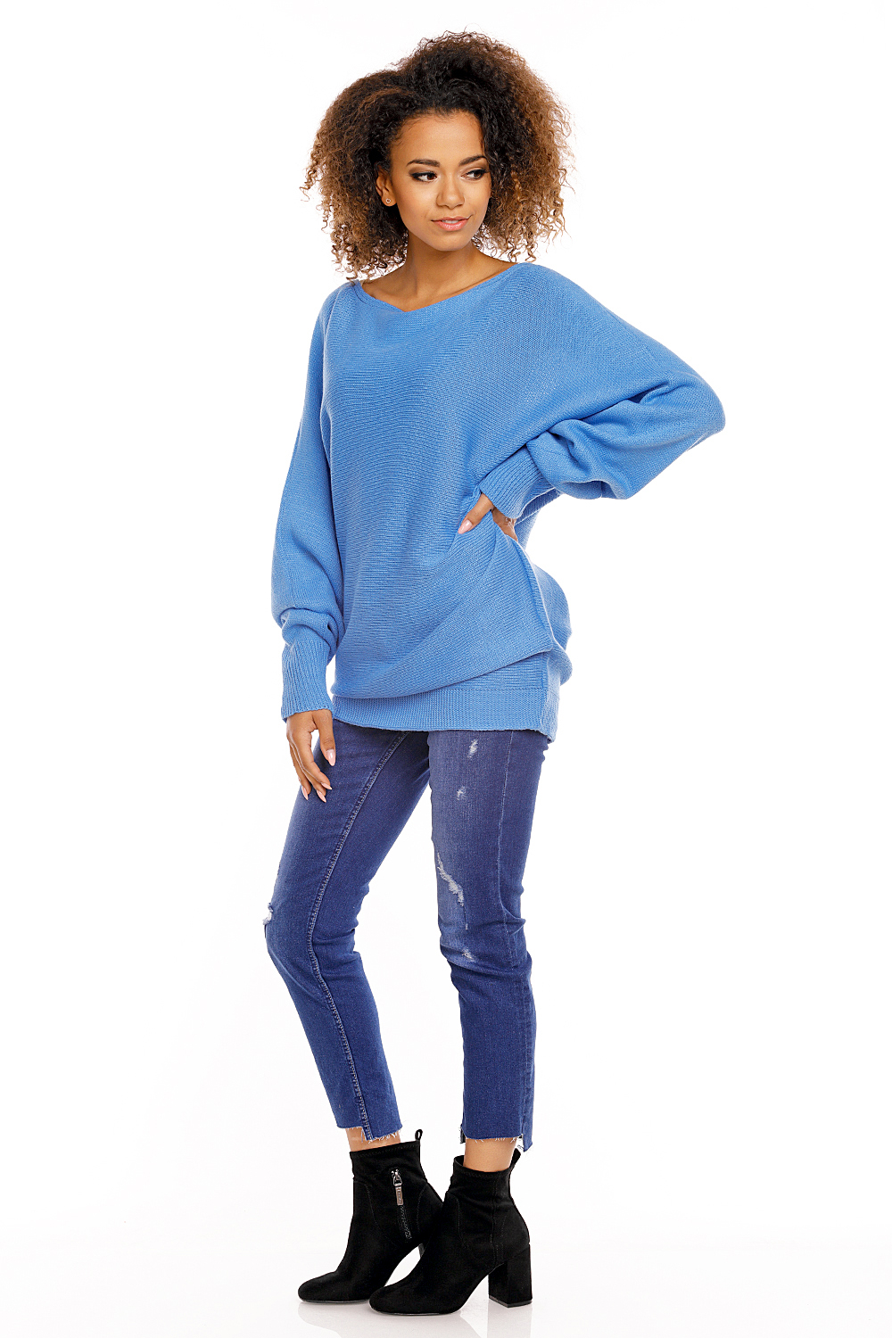Sweter model 70003 Jeans - PeeKaBoo - obrazek 3