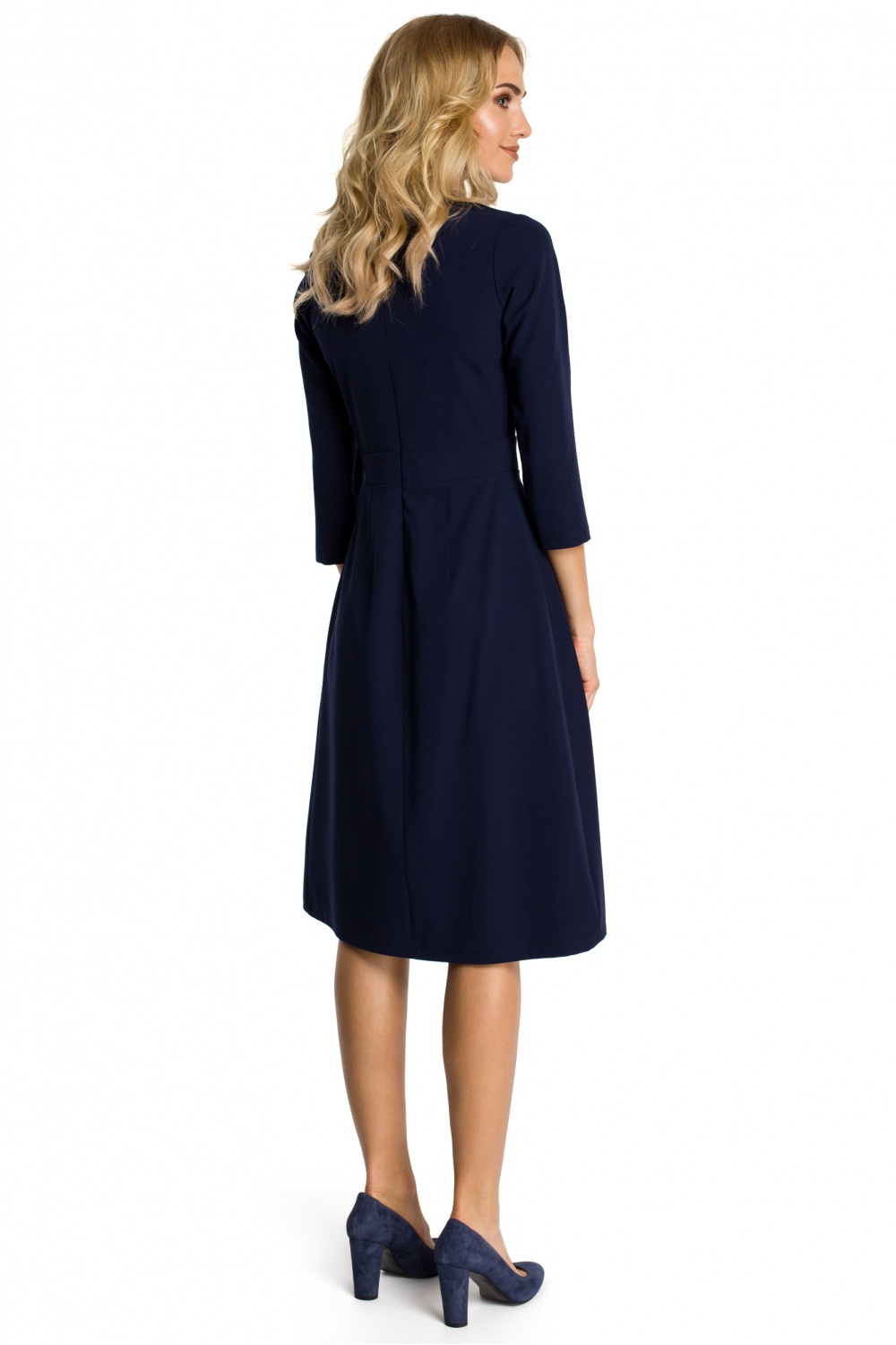 Sukienka Model MOE335 Navy - Moe - obrazek 2