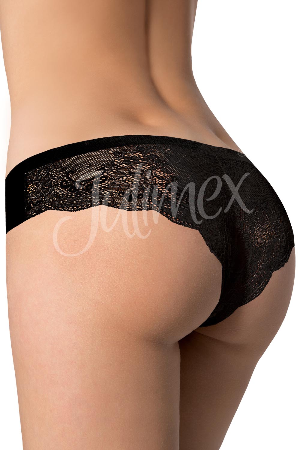 Figi Model Tanga panty Black - Julimex Lingerie - obrazek 2
