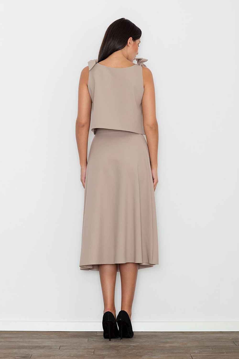 Spódnica Komplet Model M578 Beige - Figl - obrazek 4