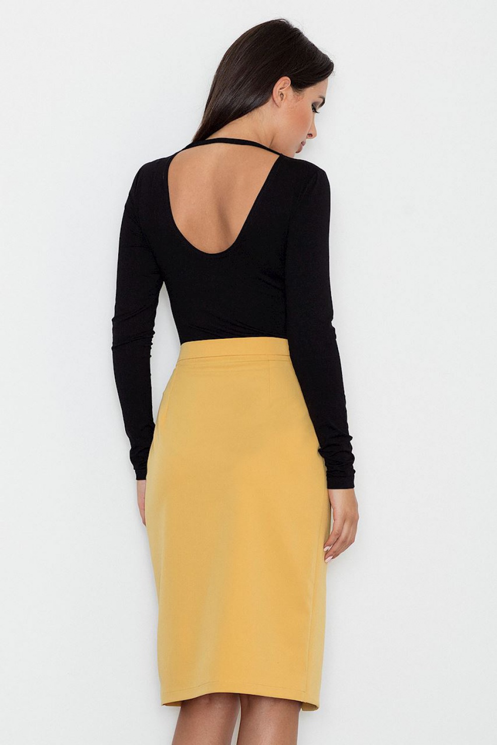 Spódnica Model M559 Yellow - Figl - obrazek 2