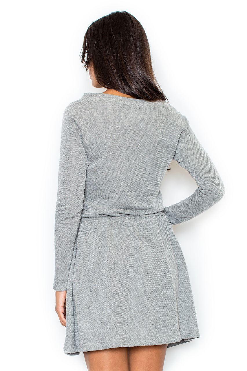 Sukienka Model 334 Dark Grey - Figl - obrazek 2