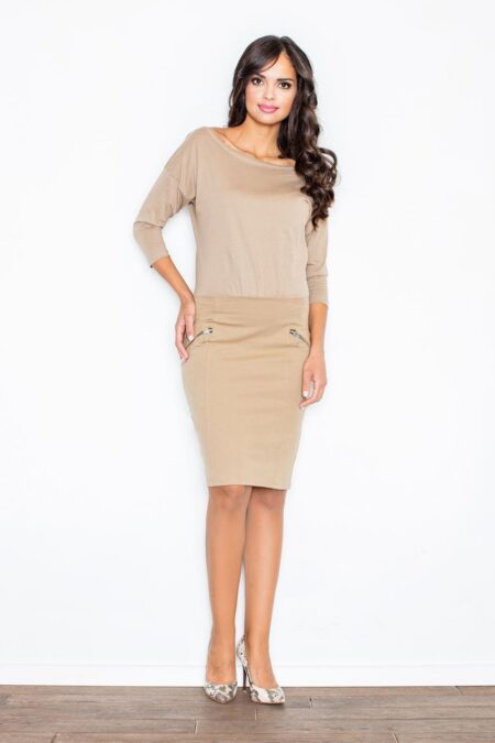 Sukienka Model  252 Beige - Figl